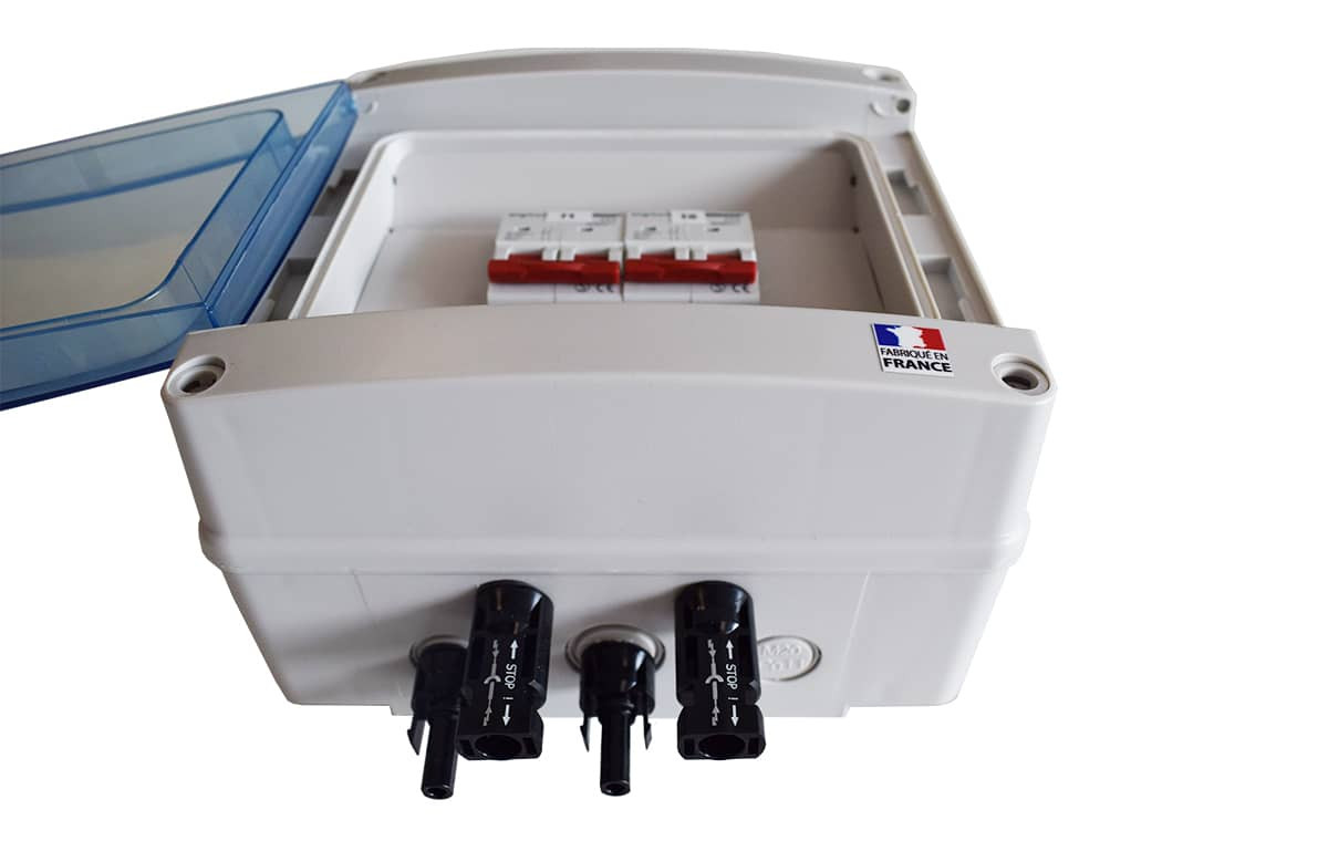 Coffret de protection DC 2 MPPT 600 V sans parafoudre Mon Kit Solaire — free download