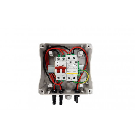Coffret de protection DC photovoltaïque 1 MPPT - 600 V avec parafoudre Coffret de protection DC photovoltaïque 1 MPPT - 600 V avec parafoudre