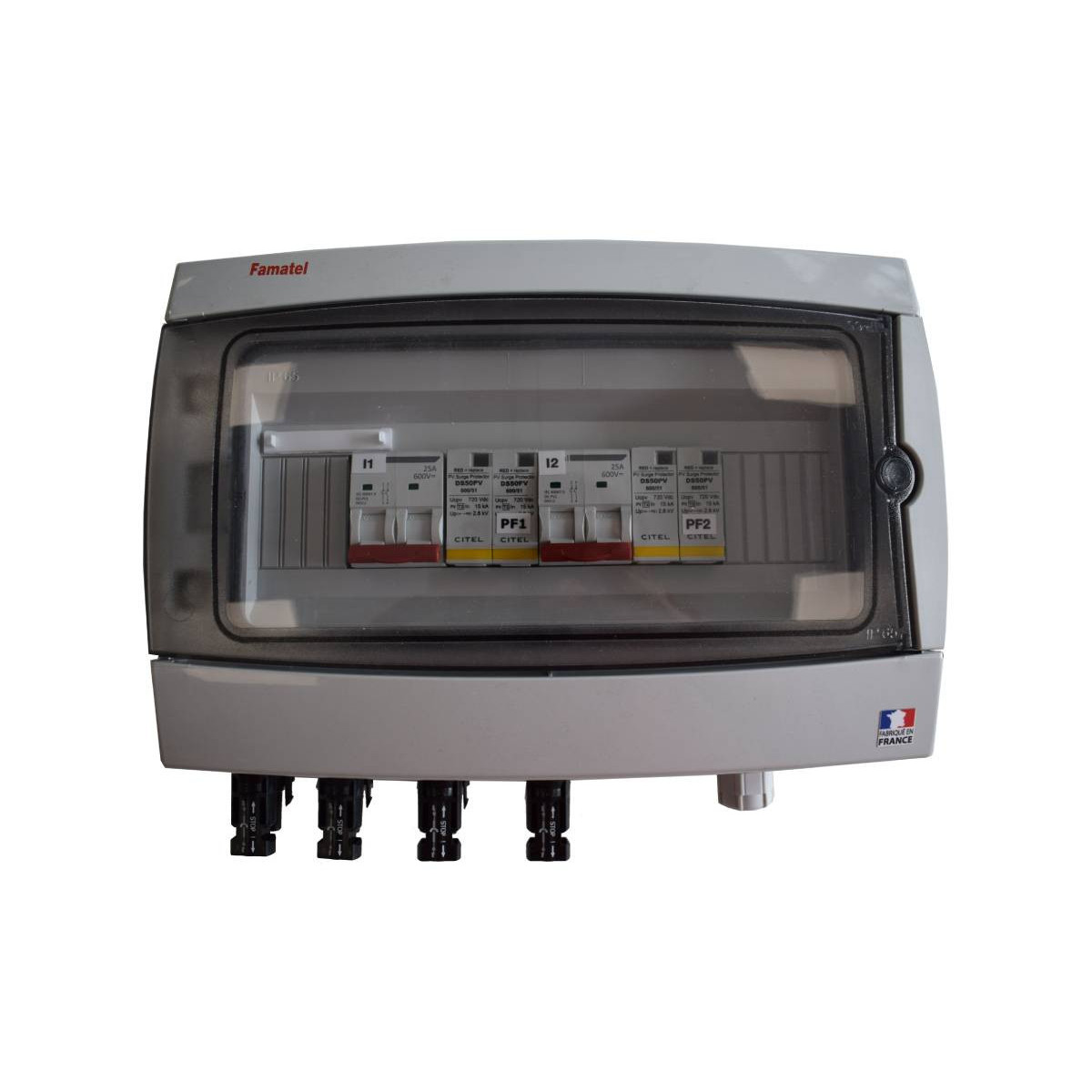 Coffret de protection DC photovoltaïque 2 MPPT - 600 V