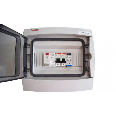Coffret de protection AC monophasé 3kW ECO Coffret de protection AC monophasé 3kW ECO