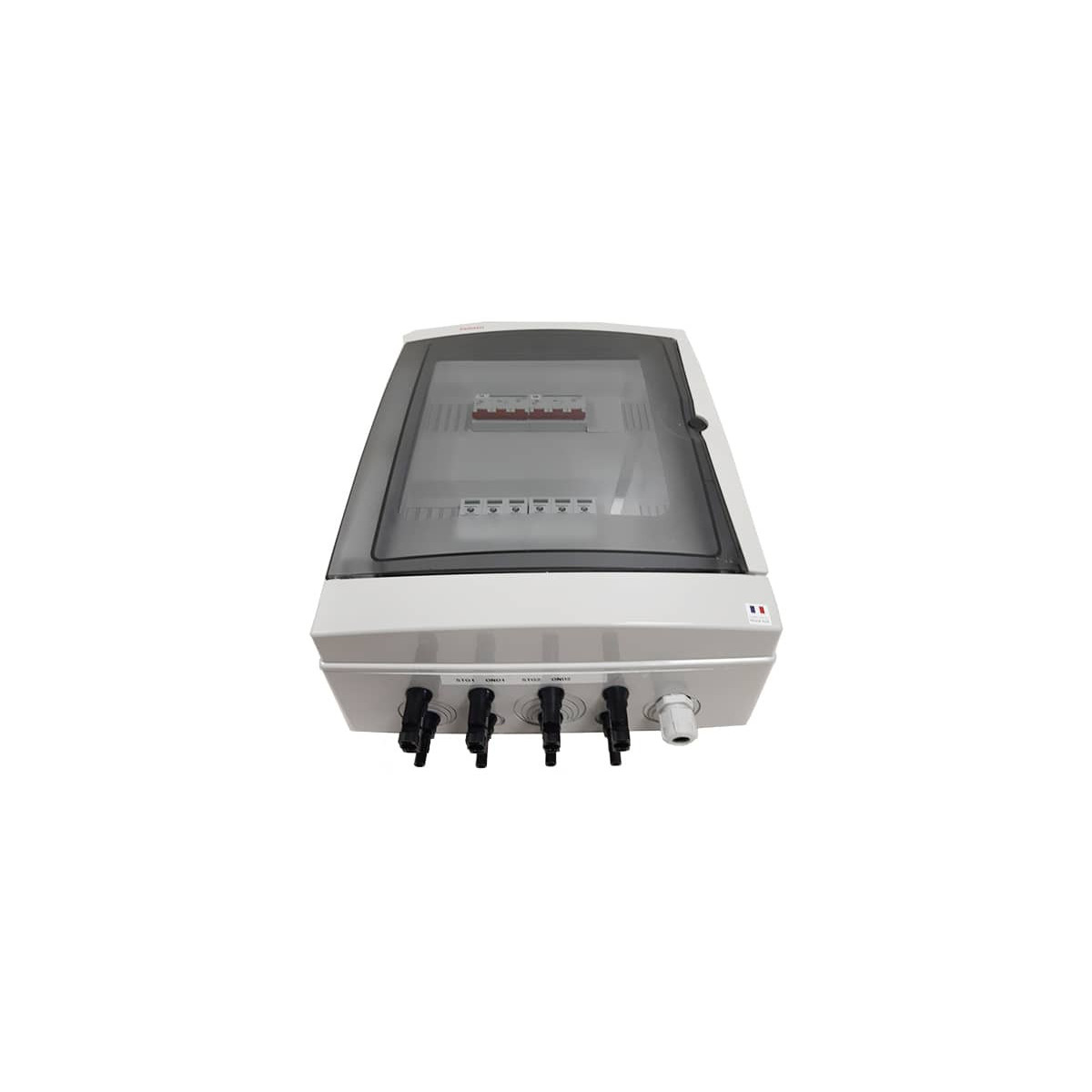 Coffret de protection DC photovoltaïque 2 MPPT - 1000 V avec parafoudre