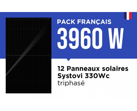 Kit Solaire Autoconsommation Français 3960W Triphasé - Onduleur Fronius