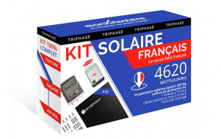 Kit Solaire Autoconsommation Français 4620W Triphasé - Onduleur Fronius