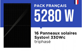 Kit Solaire Autoconsommation Français 5280W Triphasé - Onduleur Fronius