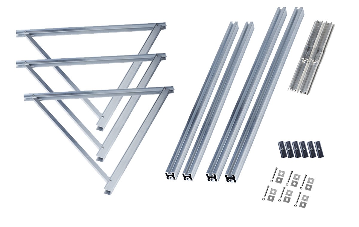 Kit de fixation façade 50° paysage
