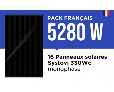 Kit Solaire Autoconsommation Français 5280W - Onduleur Fronius