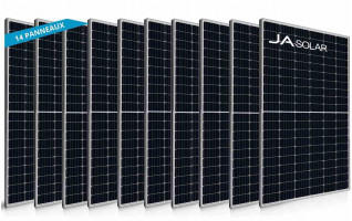 14 panneaux solaires JA Solar 405Wc