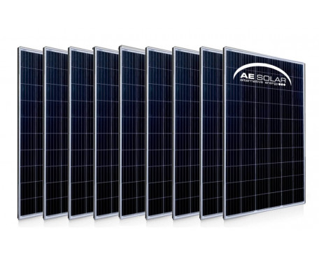 9 panneaux solaires AE Solar 330 Wc