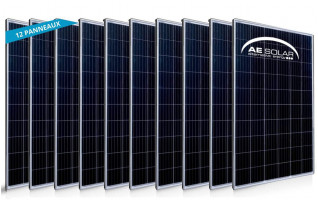 12 panneaux solaires AE solar 330Wc