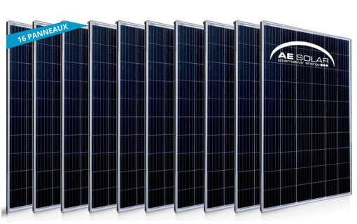 16 panneaux solaires AE Solar 330Wc