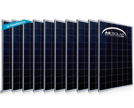 16 panneaux solaires AE Solar 330Wc