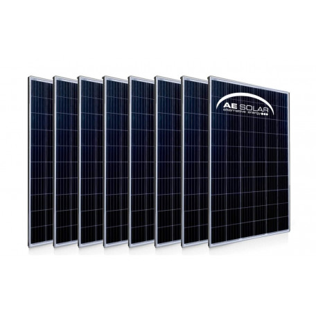 8 panneaux solaires AE Solar 330Wc