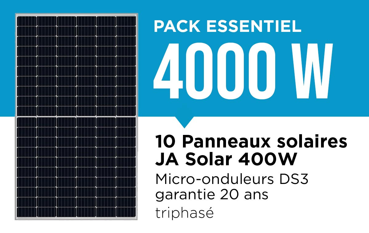Kit solaire autoconsommation 12kW - micro-onduleur - triphasé