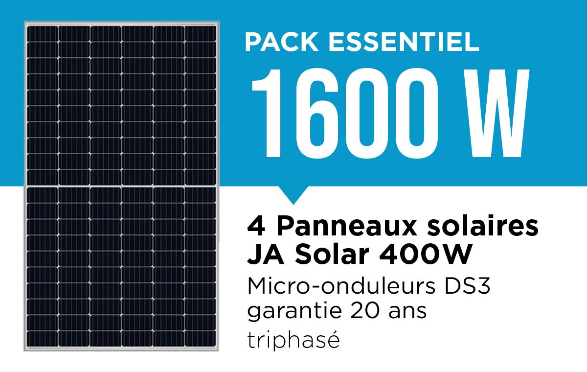 Kit Solaire Autoconsommation 1600W Triphasé - Micro onduleurs APS