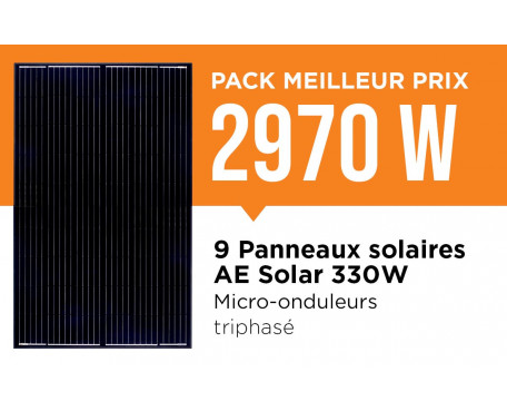 kit 2970Wc AE Solar micro-onduleur APS