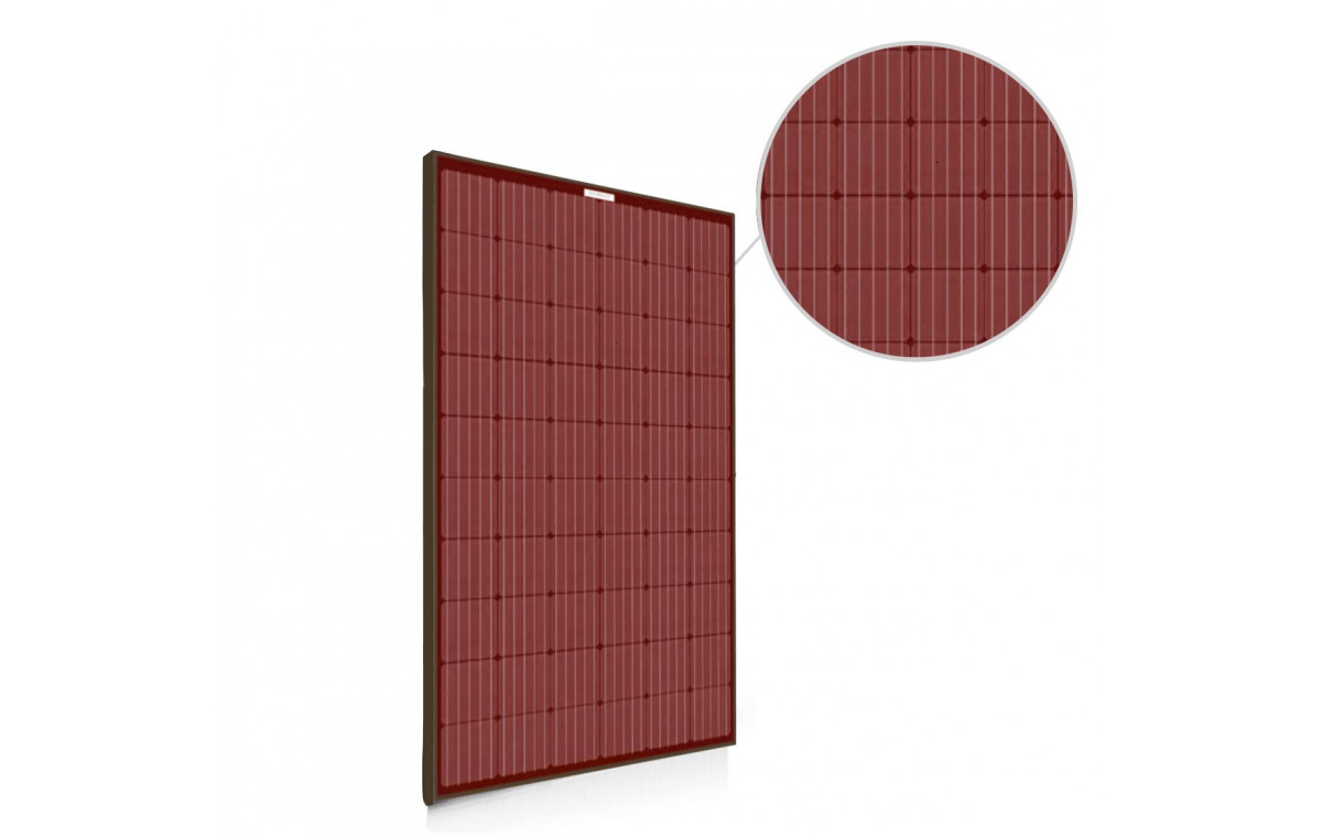 Panneau solaire VGS Rouge 300Wc monocristallin