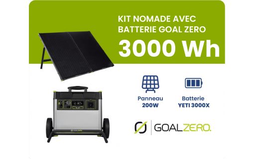 KIT YETI 3000X FIXE GOAL ZERO