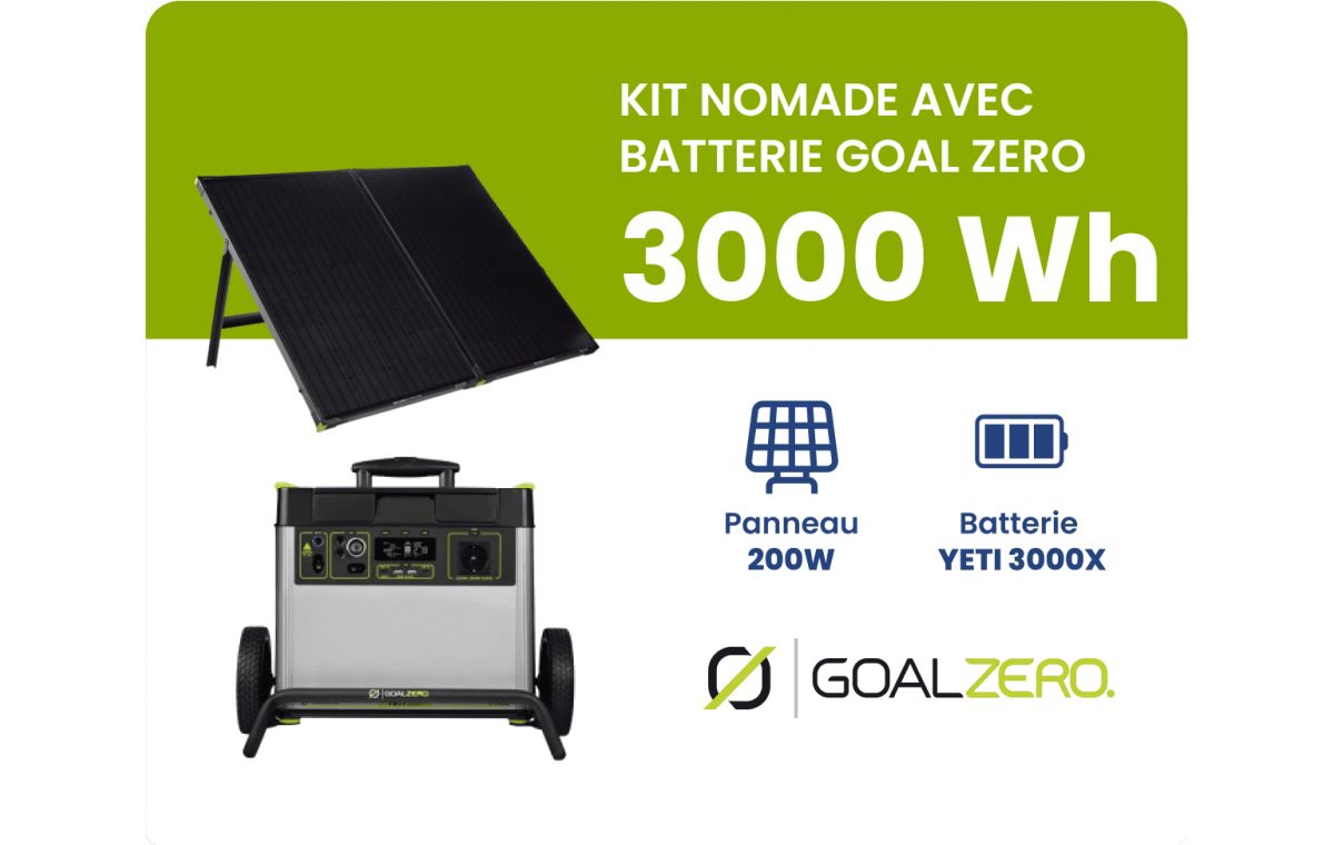 KIT YETI 3000X FIXE GOAL ZERO