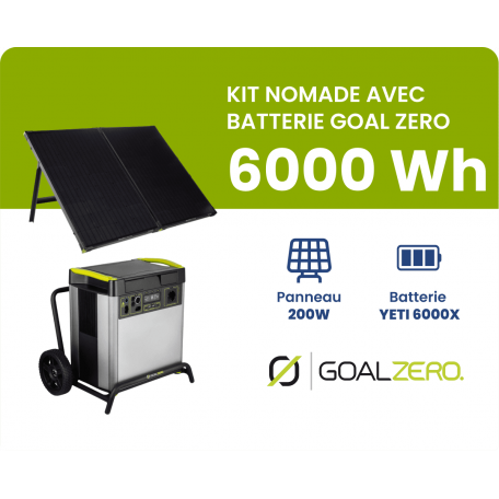 KIT YETI 6000X FIXE GOAL ZERO