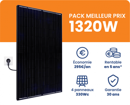kit solaire AE Solair 1320Wc micro-onduleur - Pas cher