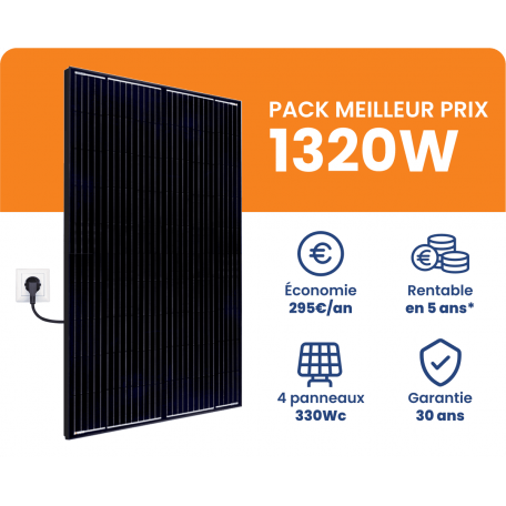 kit solaire AE Solair 1320Wc micro-onduleur - Pas cher