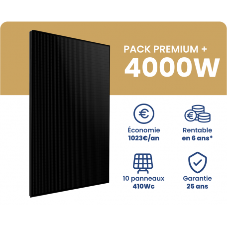 Kit solaire autoconsommation Sunpower Maxeon 4000 Wc Kit solaire autoconsommation Sunpower Maxeon 4000 Wc