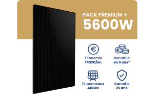 Kit solaire autoconsommation Sunpower Maxeon 5600 Wc