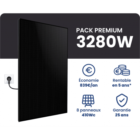Kit Solaire Autoconsommation Premium 3280W - Micro onduleurs APS Kit Solaire Autoconsommation Premium 3280W - Micro onduleurs APS
