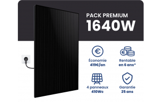 Kit Solaire Autoconsommation Premium 1640W - Micro onduleurs APS