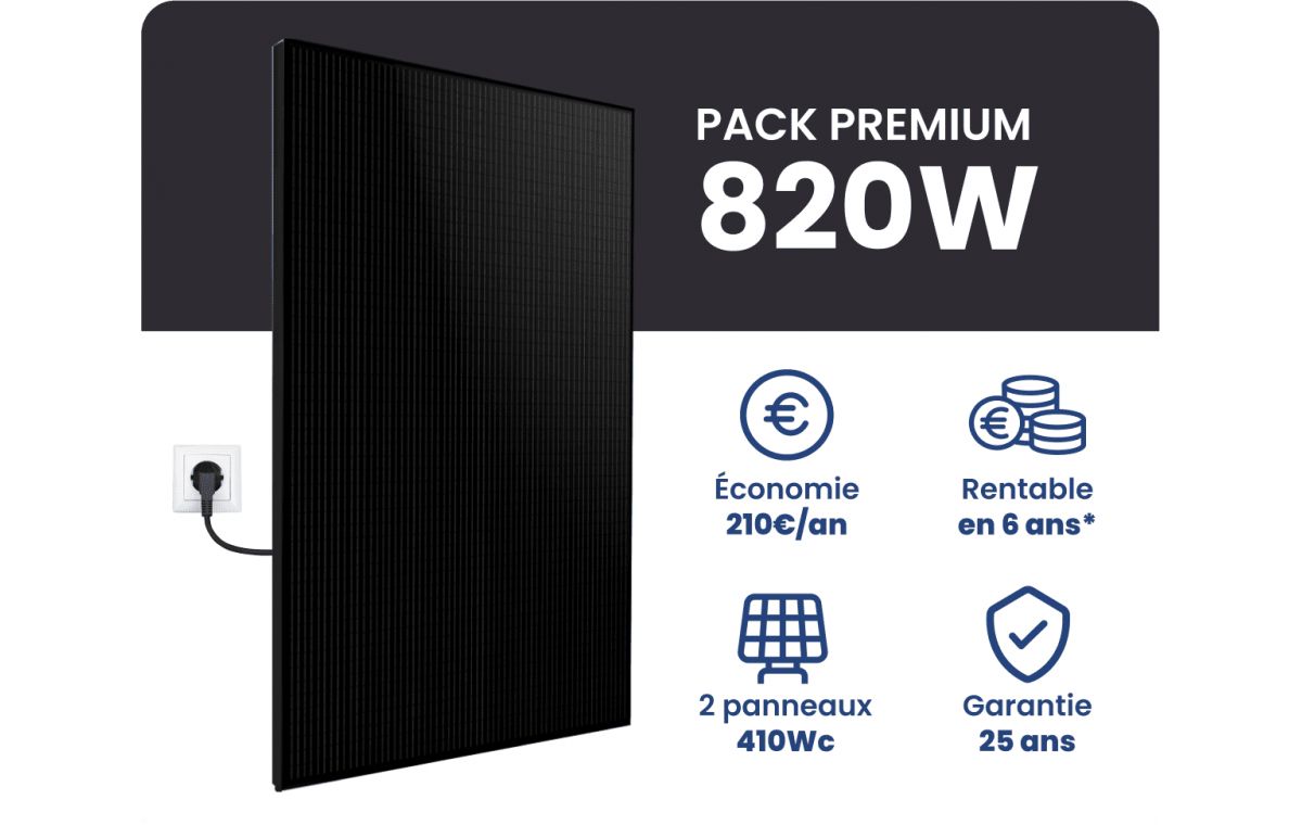 Station solaire 850 Wc pour autoconsommation et Box de recharge de