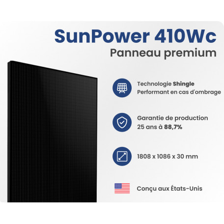 Kit panneau solaire autoconsommation 820W avec batterie DELTA 2 MAX