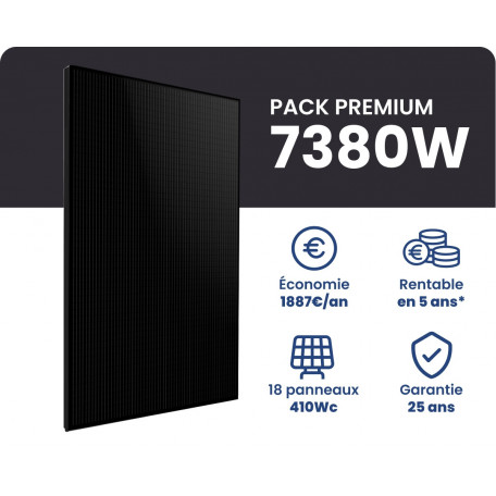 Kit Solaire Autoconsommation Premium 7380W - Micro onduleurs APS