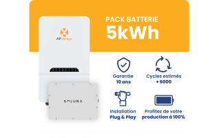 PACK Batterie Solaire 5 kWh - APstorage & Soluna