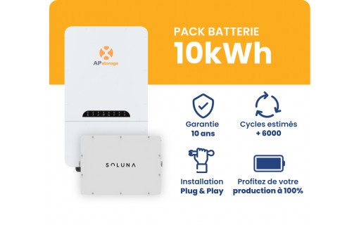 PACK Batterie Solaire 10 kWh - APstorage & Soluna