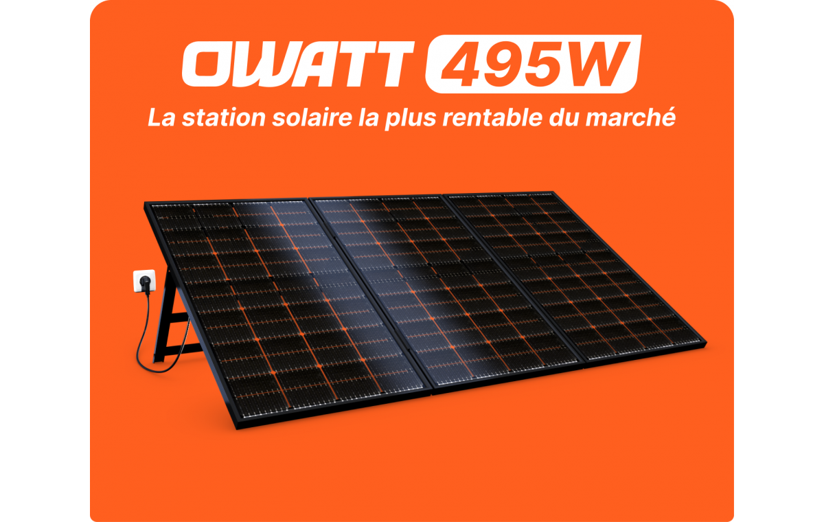Station solaire OWATT 495