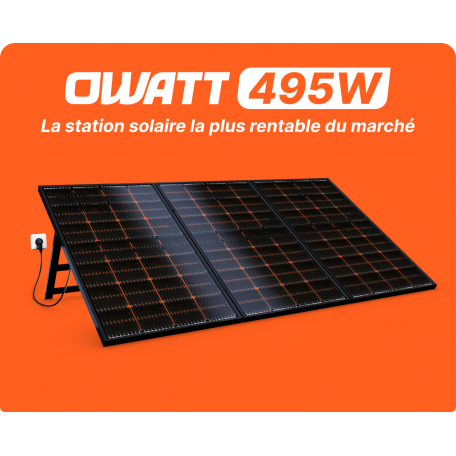 Station Solaire - Panneau 405W bifacial - Sans Bricolage ET