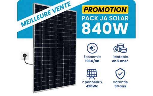 Kit Solaire Autoconsommation 840W - Micro onduleur APS
