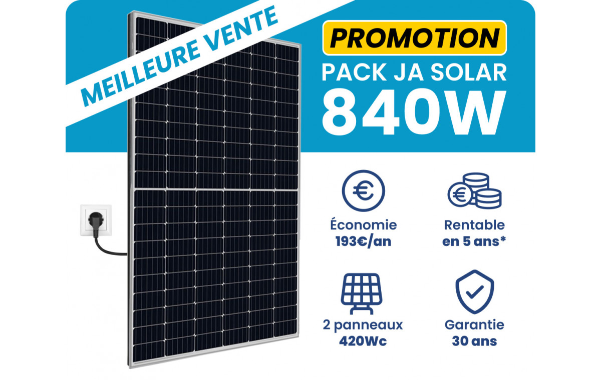 Kit Solaire Autoconsommation 840W - Micro onduleur APS