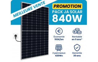 Kit Solaire Autoconsommation 840W - Micro onduleur APS