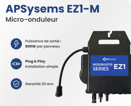 Micro-onduleur AP SYSTEMS EZ1-M