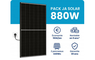Micro-Onduleur DS3 880W pour 2 panneaux solaires - APSystems - Garantie 20  ans - APSystems