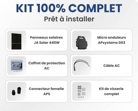 Kit Solaire 3520W - Micro onduleur APS