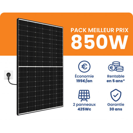 Kit Solaire 850W Meilleur Prix - Micro onduleurs APS