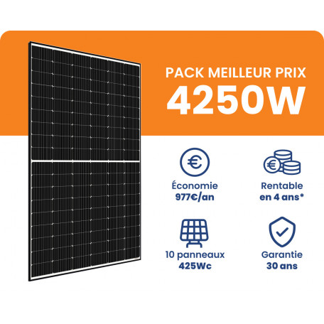 Kit Solaire 4250W Meilleur Prix - Micro onduleurs APS