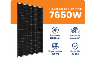 Kit Solaire 7650W Meilleur Prix - Micro onduleurs APS