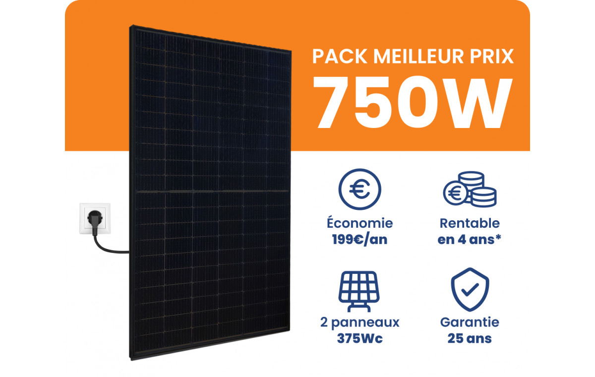 Kit Solaire 750W Meilleur Prix - Micro onduleur APS