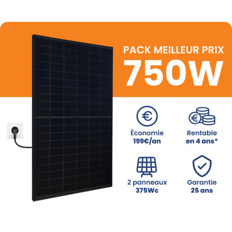 Kit Solaire 750W Meilleur Prix - Micro onduleur APS