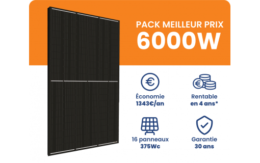 Kit Solaire 6000W Meilleur Prix - Micro onduleurs APS