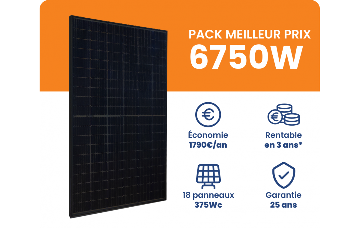 Kit Solaire 6750W Meilleur Prix - Micro onduleurs APS