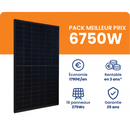 Kit Solaire 6750W Meilleur Prix - Micro onduleurs APS